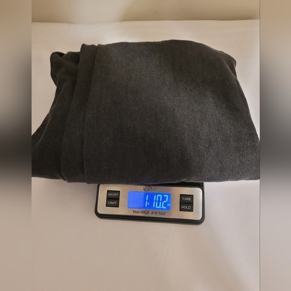 NWT Madewell Oversized Black Denim Shirtdress Lunar Wash sz L NI628 - Picture 11 of 11